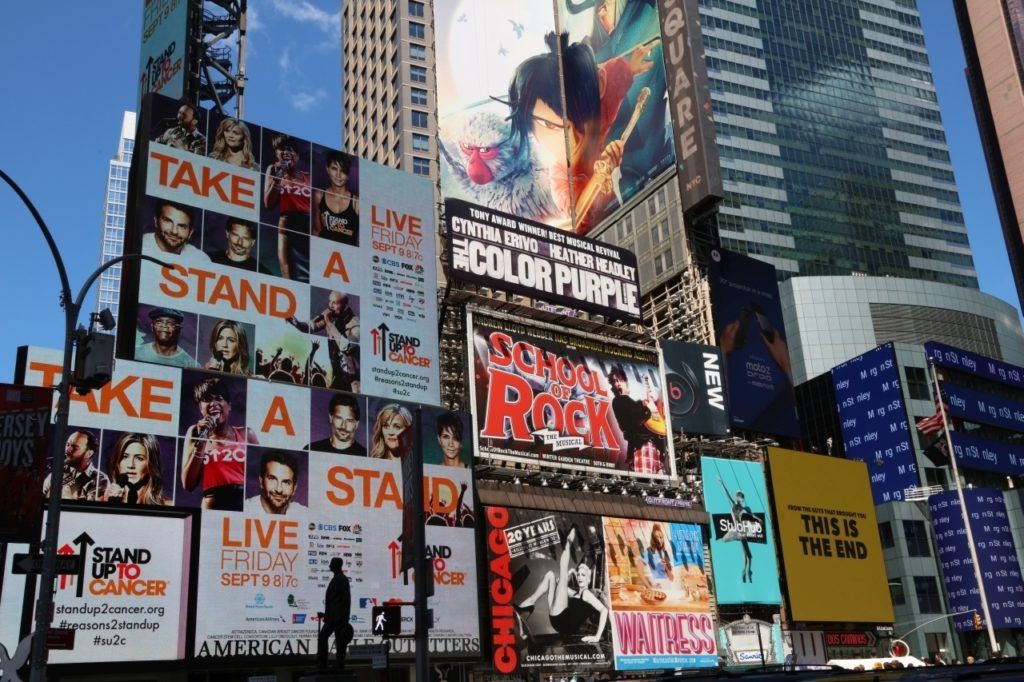 Time's Square in New York City.