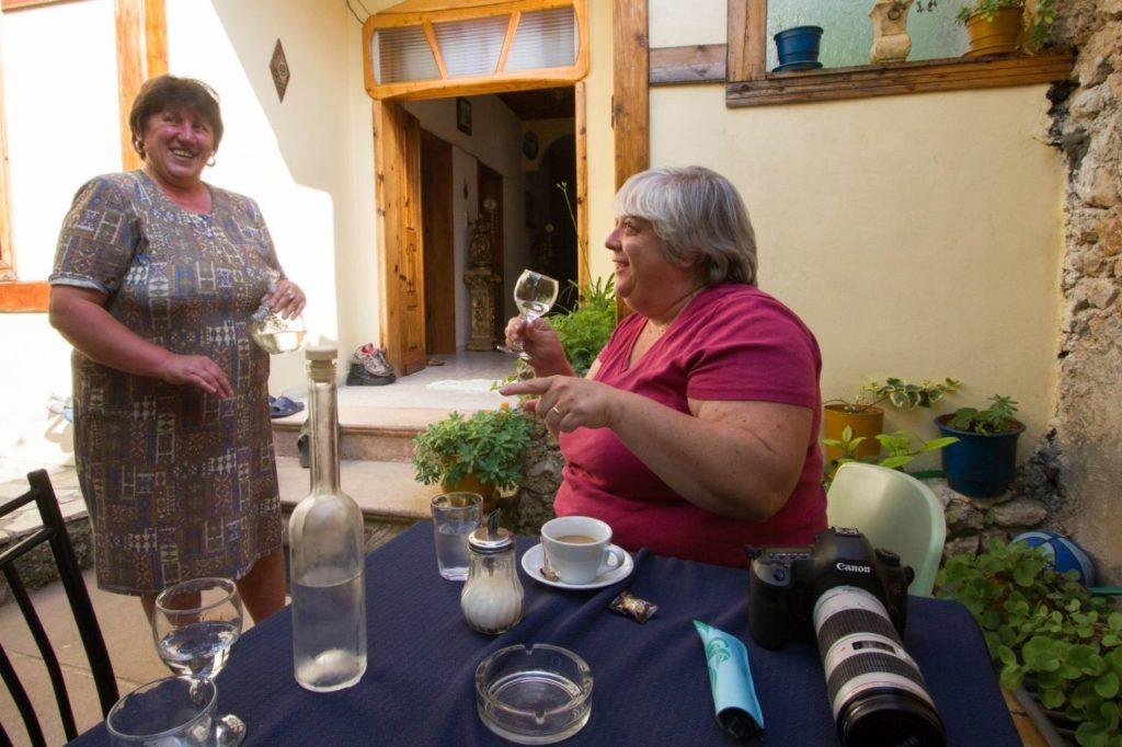 My favorite part of this Albania Road Trip itinerary was laughing it up with the locals.