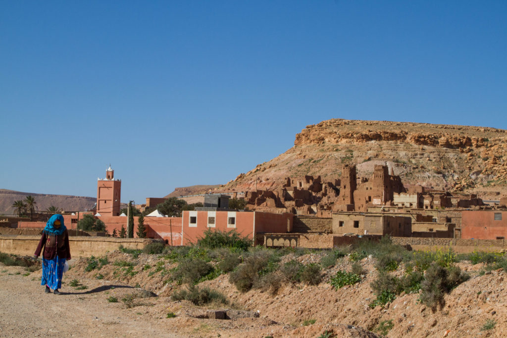 One of the many idyllic views along the High Atlas Mountain road.