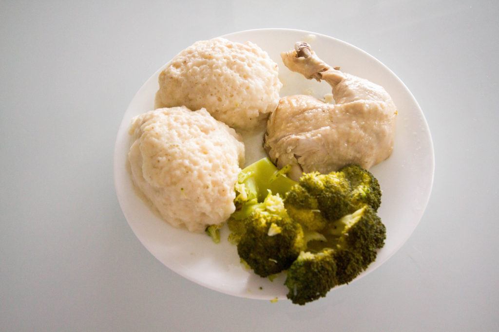 American chicken and dumplings.