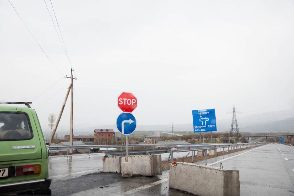 Driving in Armenia can get a bit confusing due to their signs.