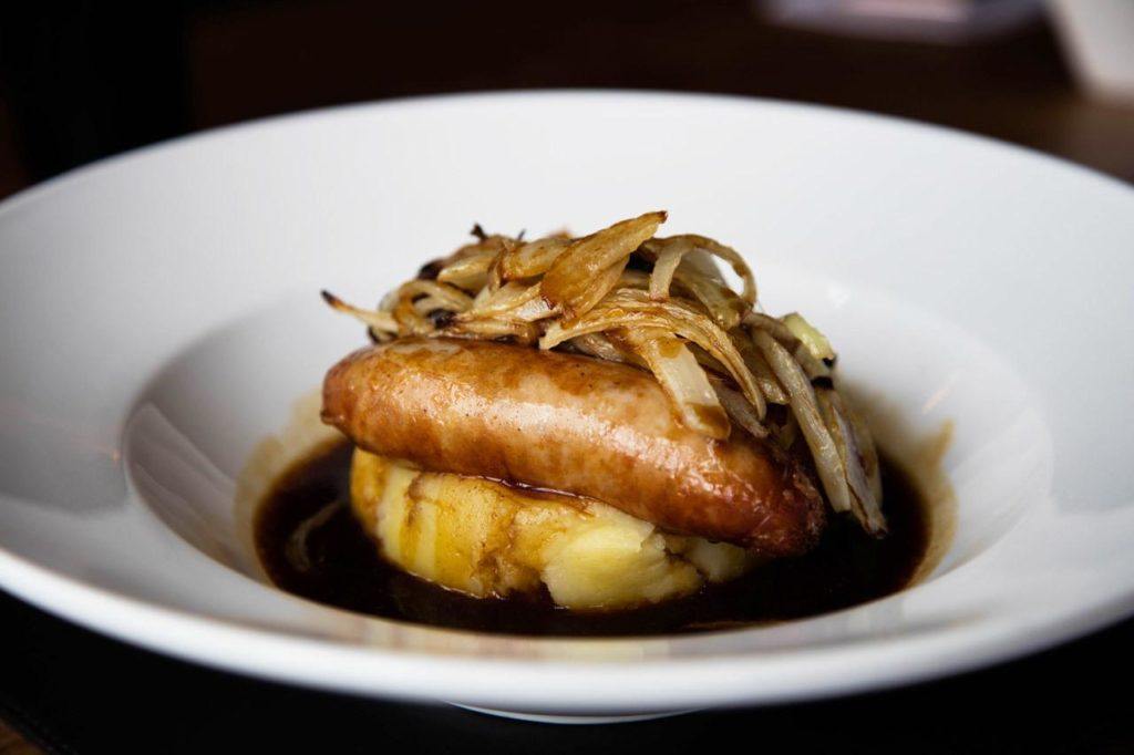 Bangers and mash.