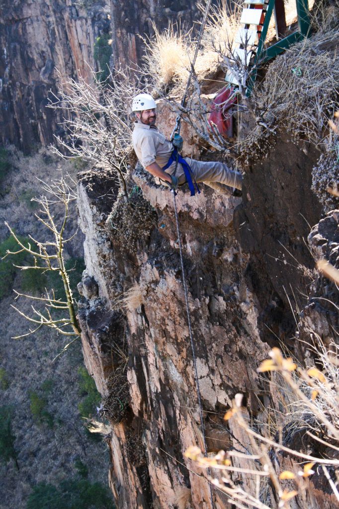 Rappelling down Batoko gorge is one of the most popular Victoria Falls Activities.
