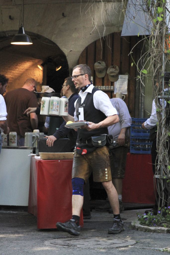 Lederhosen, beer steins, and good food.