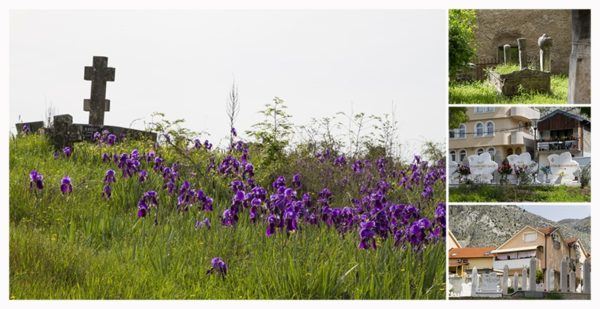 Bosnia cemetery views.
