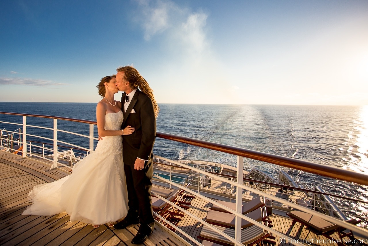 Jessica and Laurence on a boat.