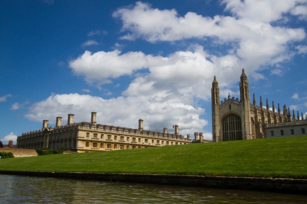 Punting near King's College.