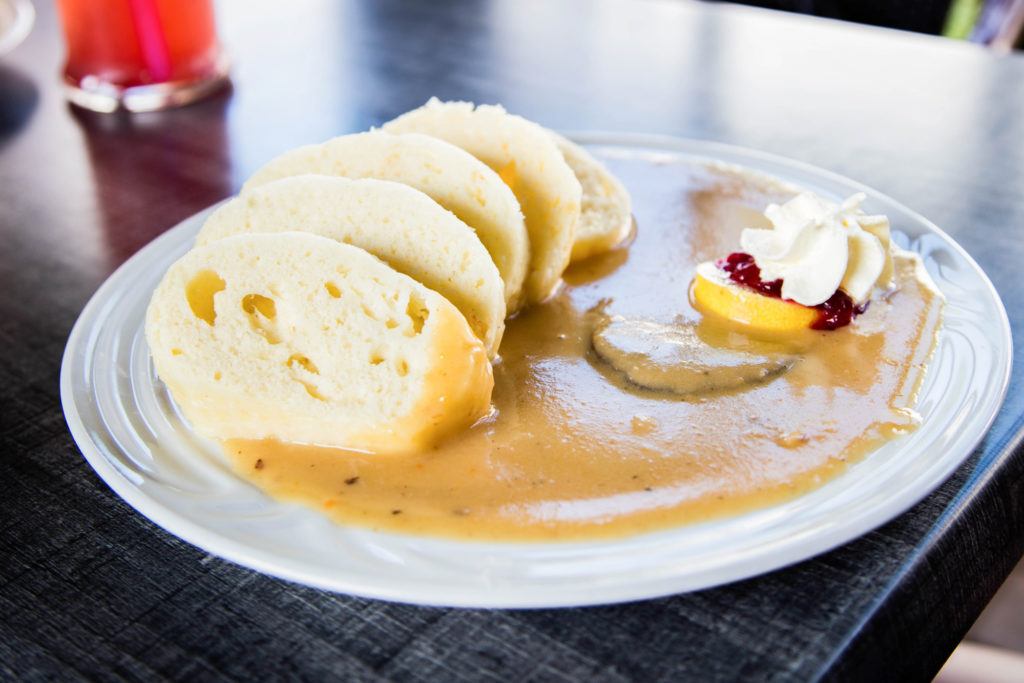 Czech bread dumplings.