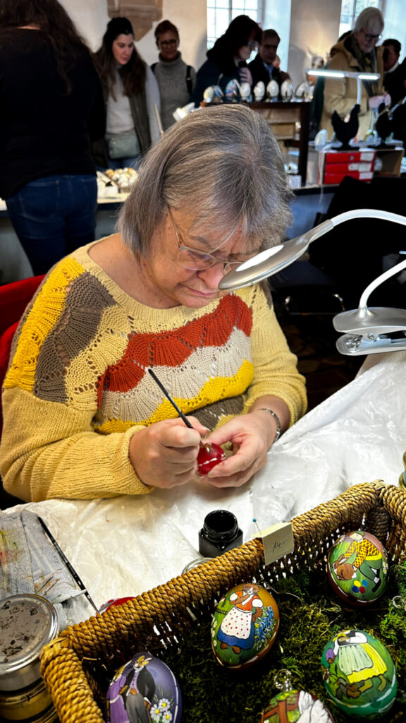 Watching the artists at work is one of the best parts about visiting an Easter market.