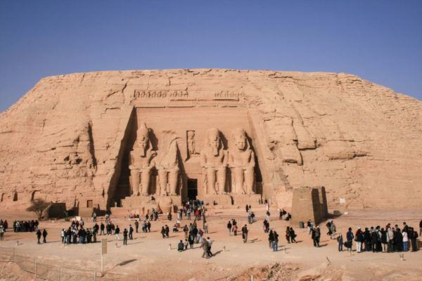 Temple at Abu Simbel, Egypt.