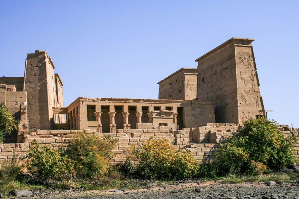 Temple of Philae exterior.