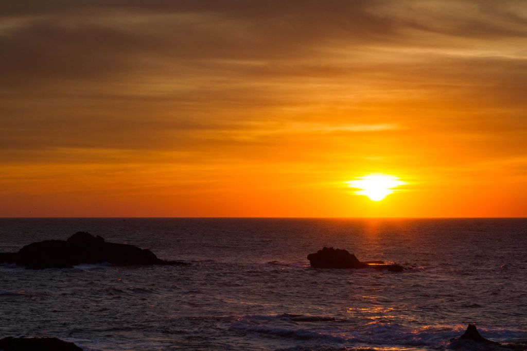 Even with only one day in Essaouira, make time be on the city wall as the sun sets in the Atlantic Ocean.