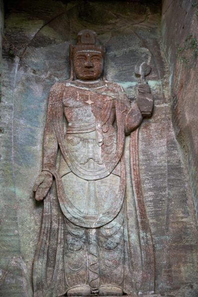 Hundred Shaku Kannon on Mount Nokogiri. 