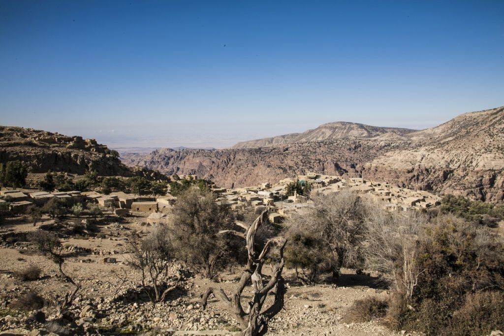 Cities tuck in wadis all over the country.