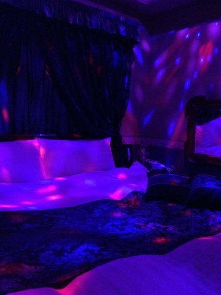 The room is all set up.