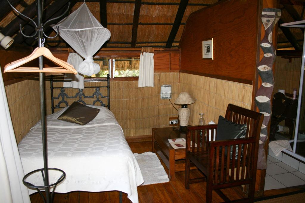 There was lots of comfort in our Kubu lodge accommodations in Kasane.