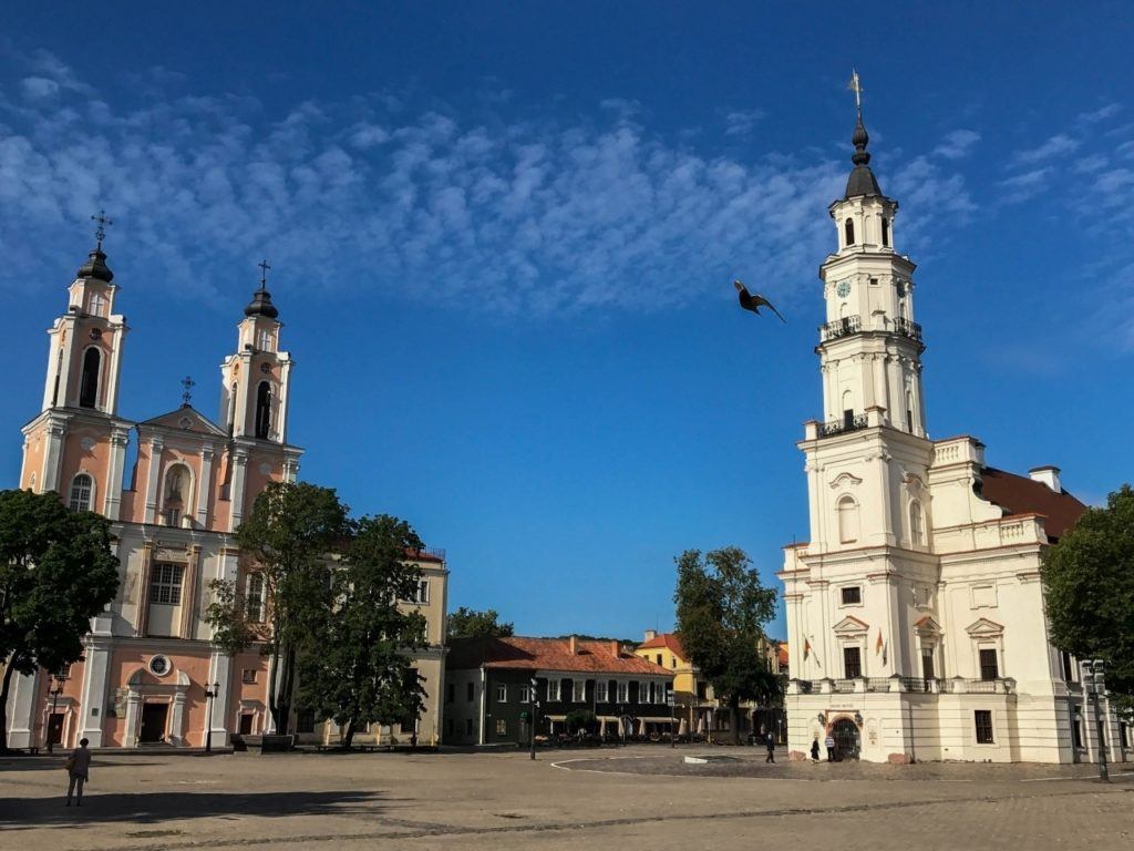 Town Hall in Kaunas Lithuania.