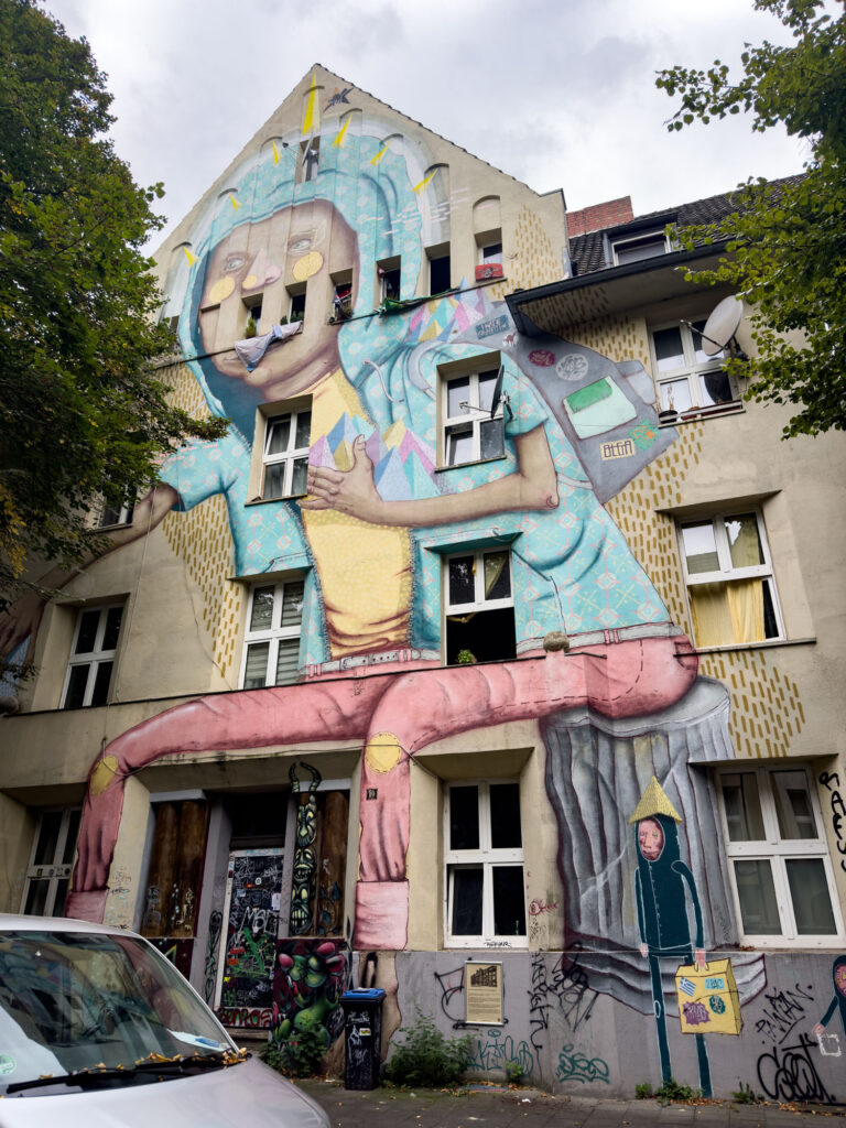 Kiefernstrasse street art, Düsseldorf, Germany.
