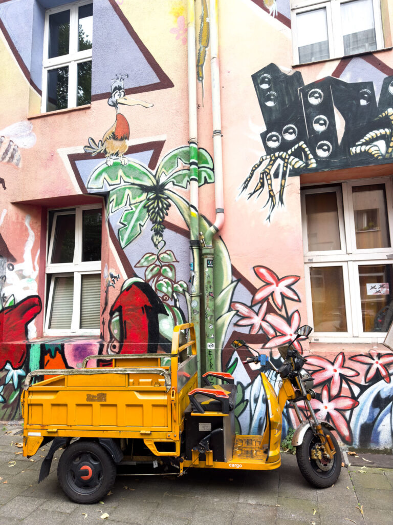 Kiefernstrasse street art, Düsseldorf, Germany.