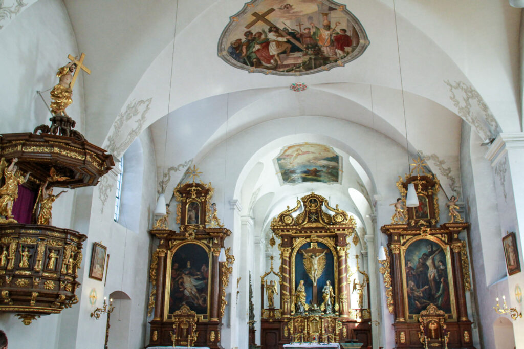 Interior of Kreuzberg chapel.