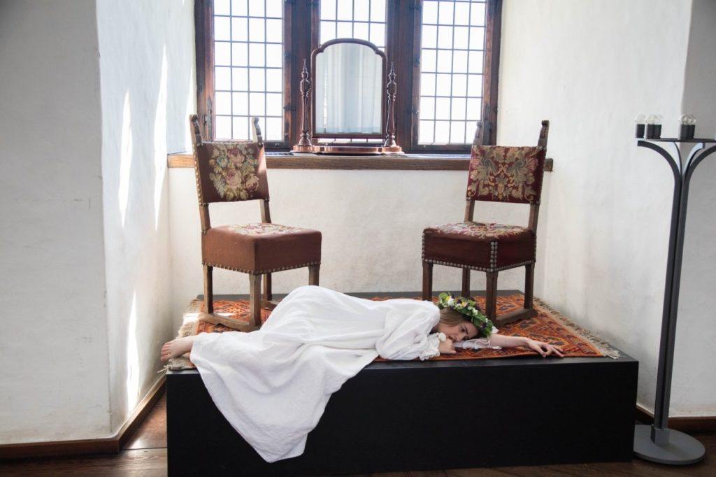 Kronborg Castle, Denmark and a reenactment of Shakespeare's Hamlet.