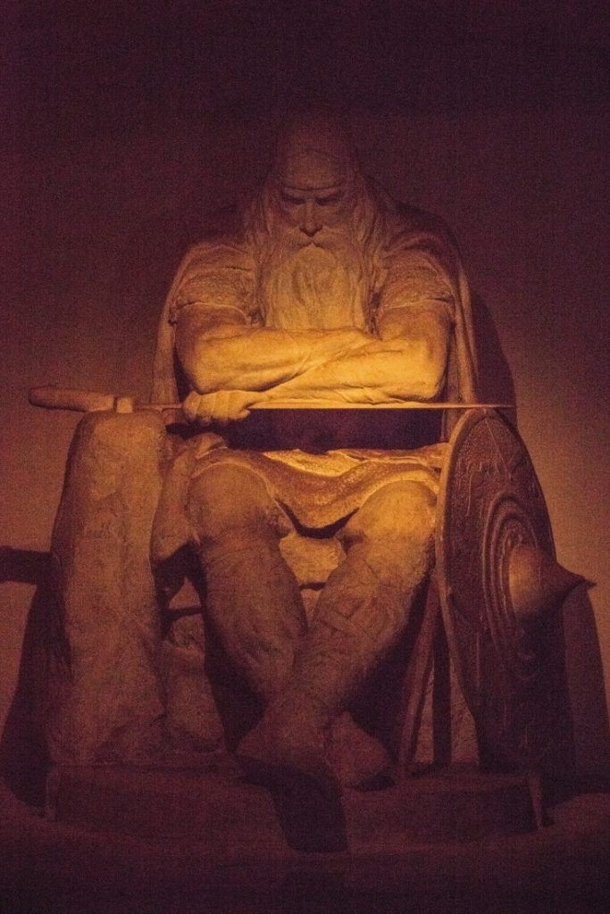 Deep in the dungeon of Kronborg Castle sits this guardian, Holgor Danske.