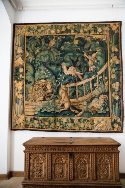 Interior of Kronborg Castle, Denmark.