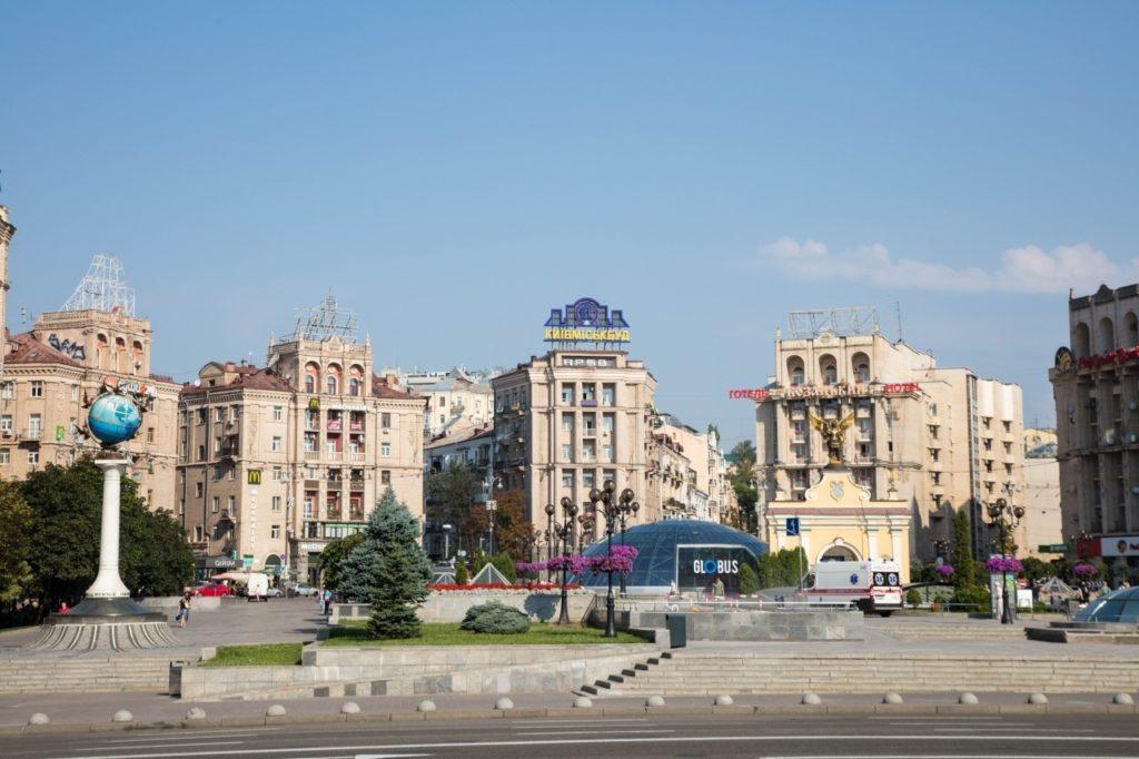 Kiev tourist sites includes Independence Square.
