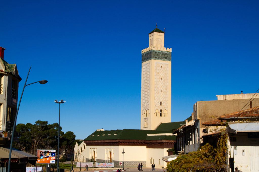 Ennour Mosque on the main street in Azrou, Morocco.