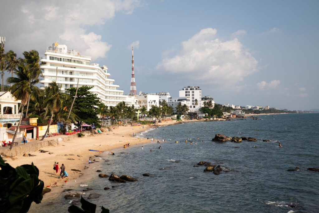 The beach near Dinh Cau on Phu Quoc.