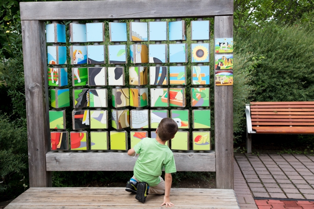 Playmobil is full of hand-on activities, like this block puzzle.