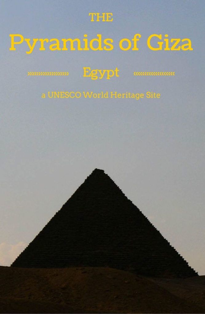 Pyramids of Giza Egypt.