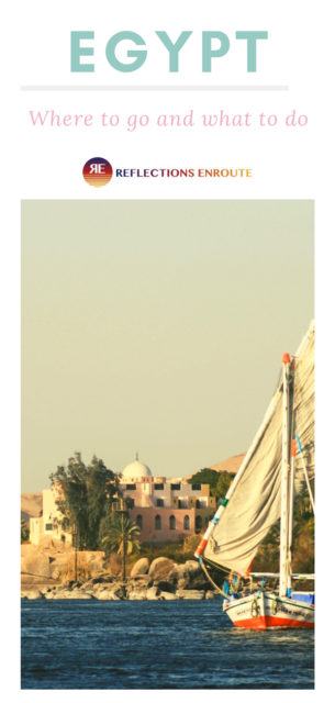 Egyptian felucca on the Nile river.