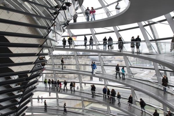 The interior of the Reichstag. So, is the Reichstag worth visiting? Yes!