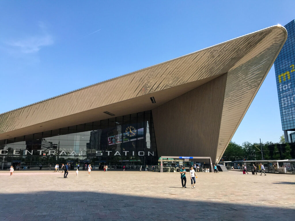 Rotterdam train station.
