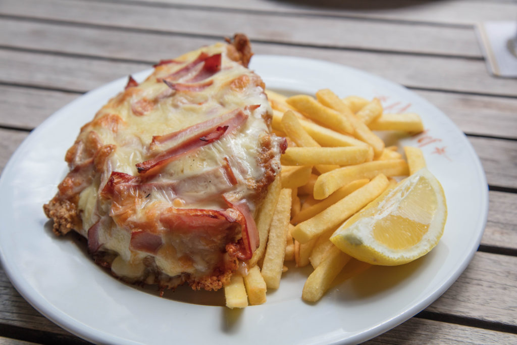 A delicious schnitzel is one of the best foods to eat in Frankfurt, especially during a stopover or short stay.