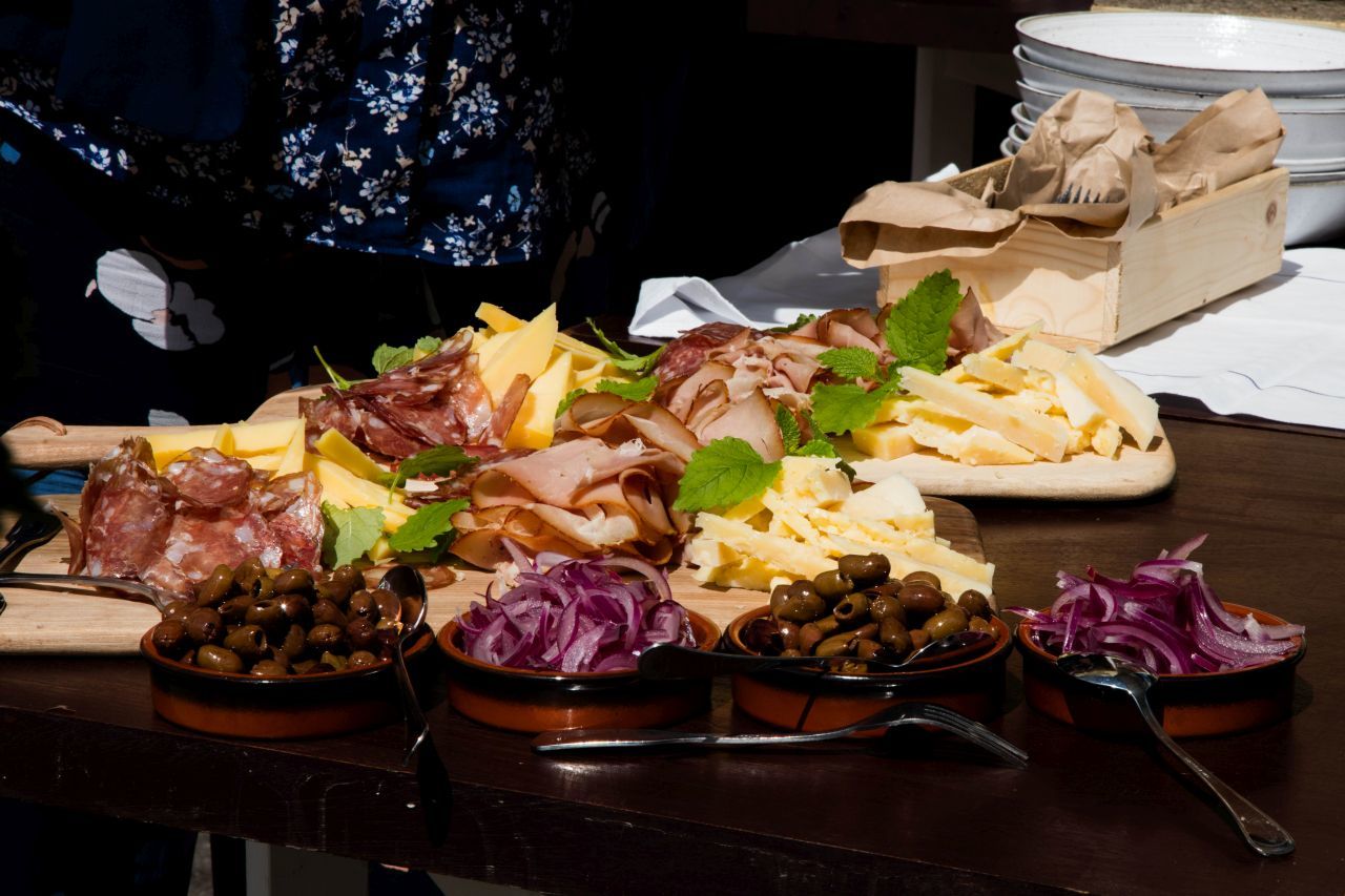 Local salamis and cheeses were on at Gastronomi & Harmoni located in Malmö.