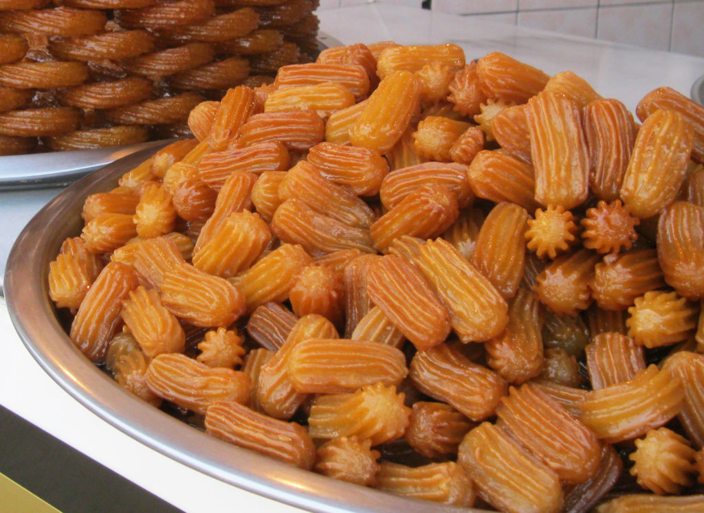Bulgarian desserts are dripping with sugar water...very sweet.