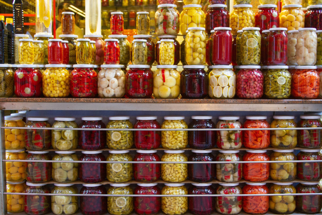 Turkish Pickled vegetables.