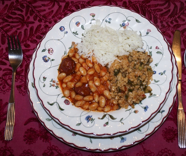 Turkish white beans.