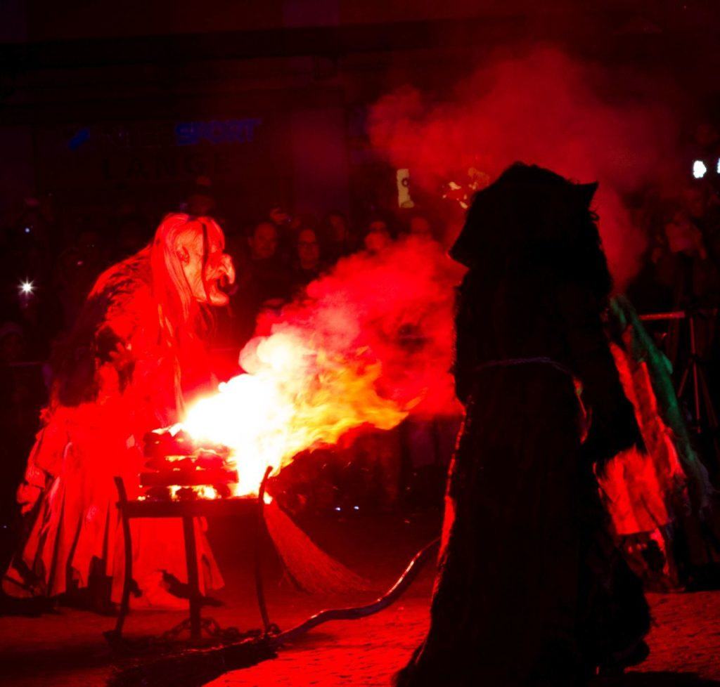 Krampus visits Vilseck.