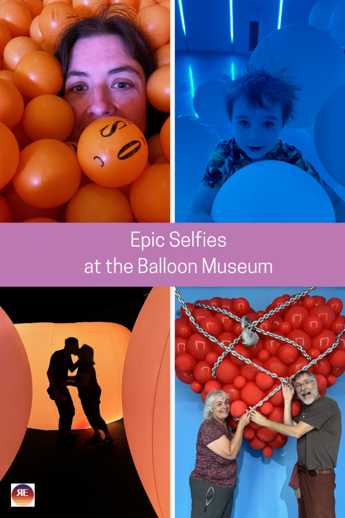 Selfies at Balloon Museum in Dusseldorf.