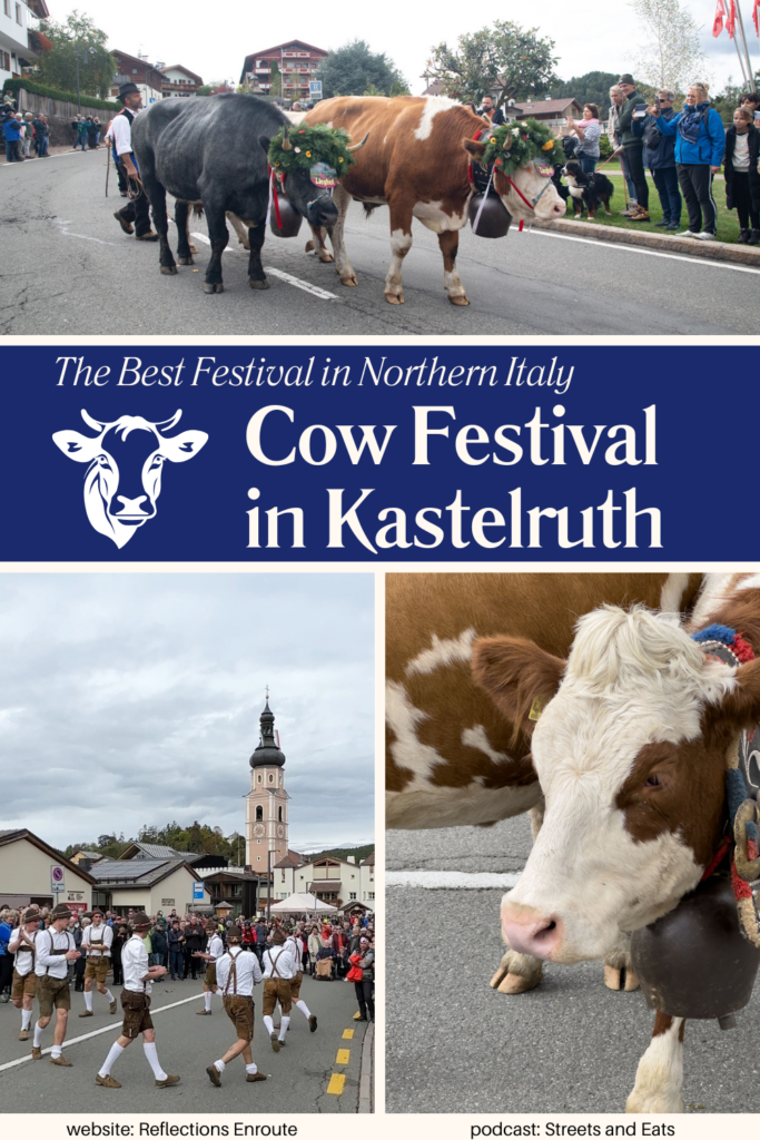 Discover the magic of the Cow Festival in Kastelruth, a charming village nestled in the stunning Dolomites! Immerse yourself in vibrant folk dances that celebrate the rich traditions of this unique region. Venison sandwiches and a glass of wine to await the cows, while enjoying the lively atmosphere makes your day complete.
