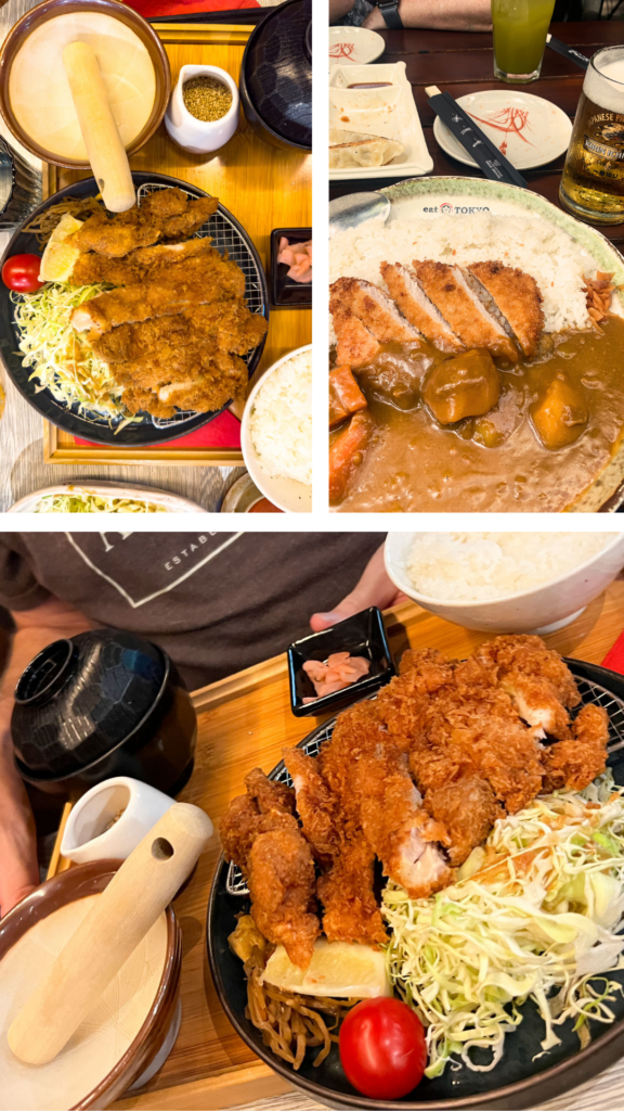 Tonkatsu, a Japanese favorite dish can be found in Düsseldorf.