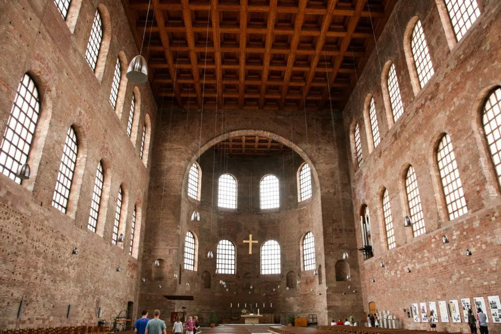 Interior of the Basilica.