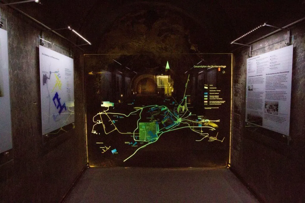 Underground tunnels in Berchtesgaden.