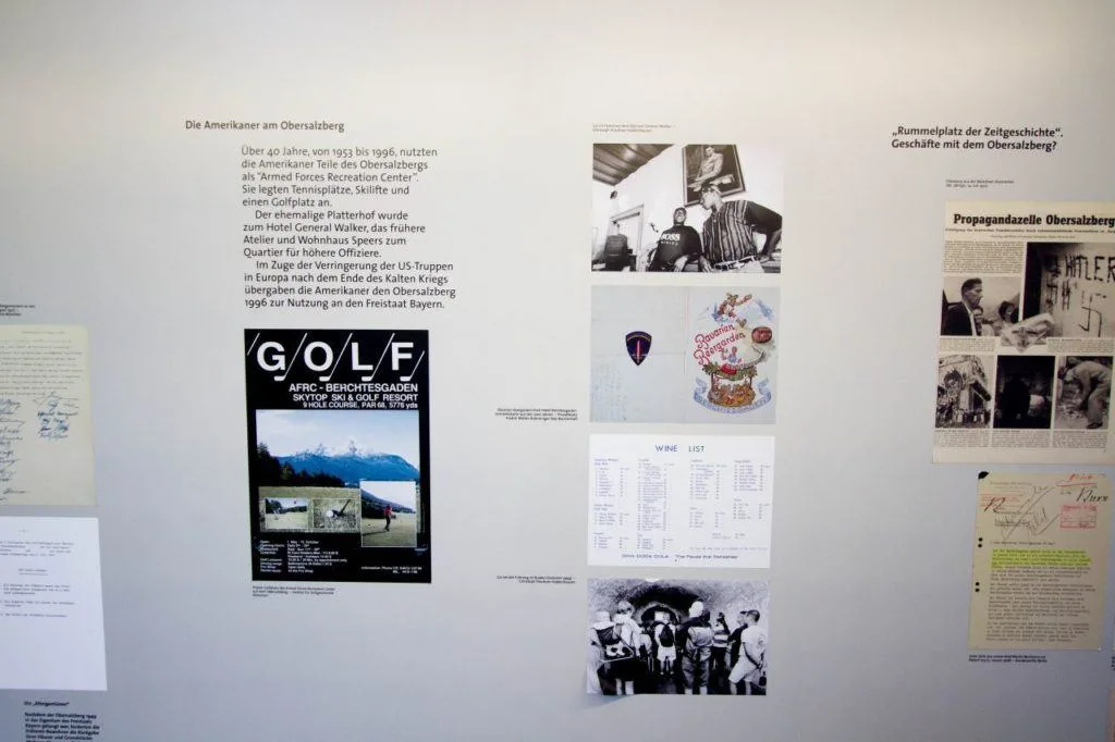 This is a board talking about the US military occupation of Berchtesgaden after the war.