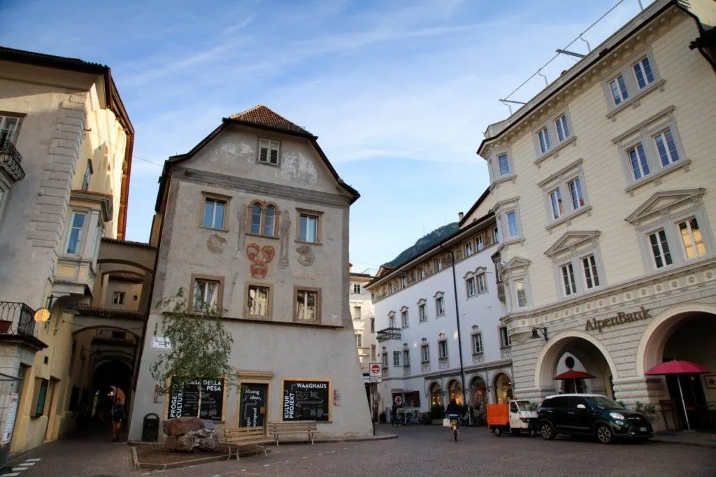 Bolzano town square.