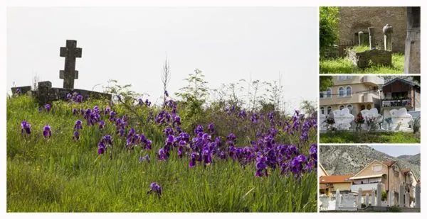 Bosnia cemetery views.
