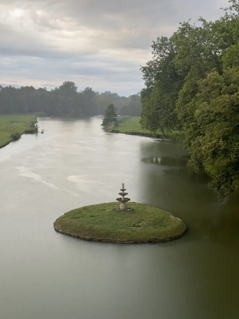 River by the Chateau Ermmenonville.
